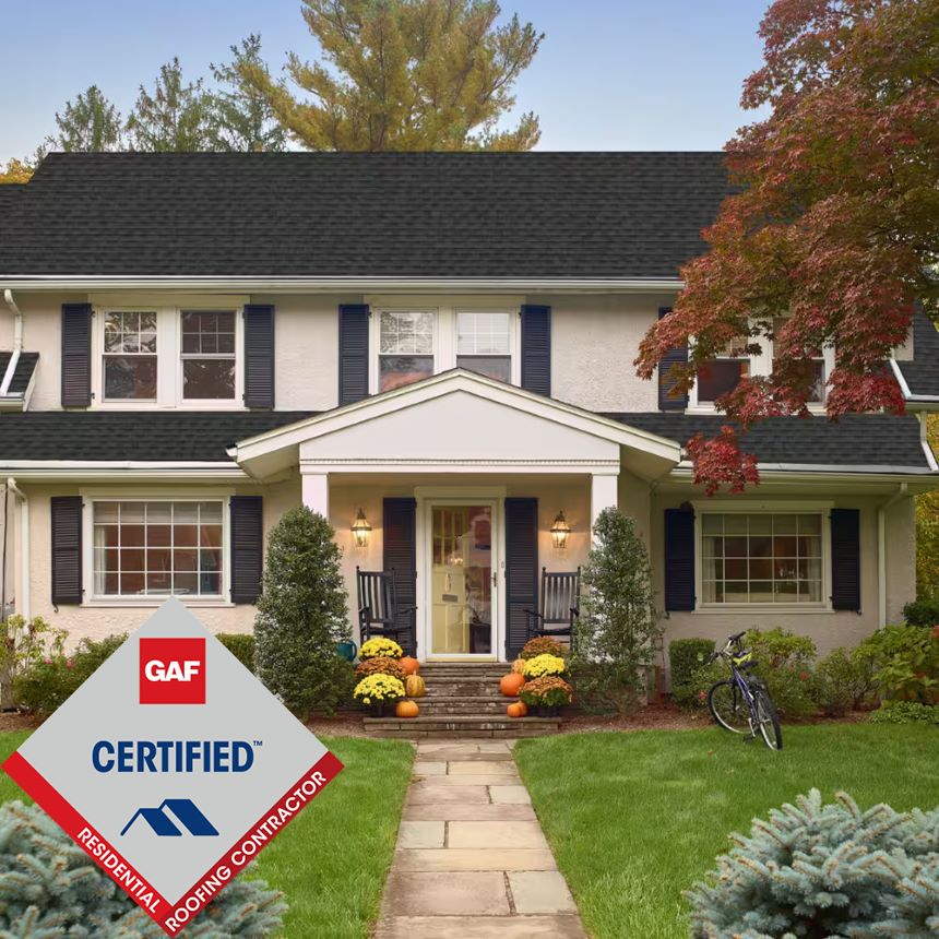 GAF residential roofing image